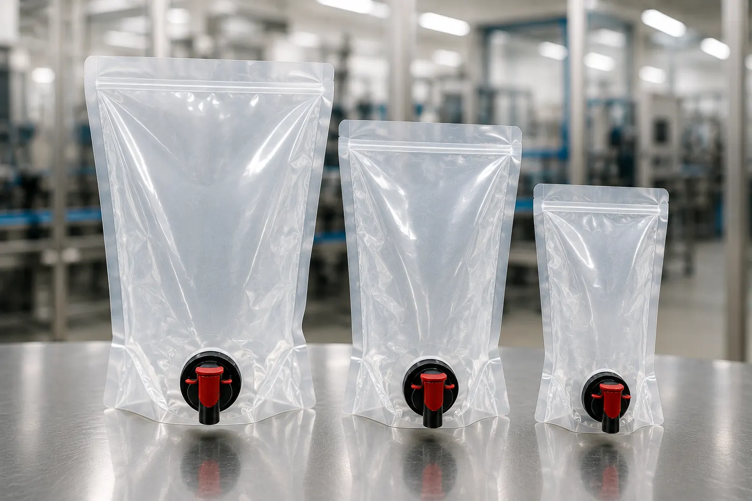 Transparent EVOH Bag-in-Box bags
