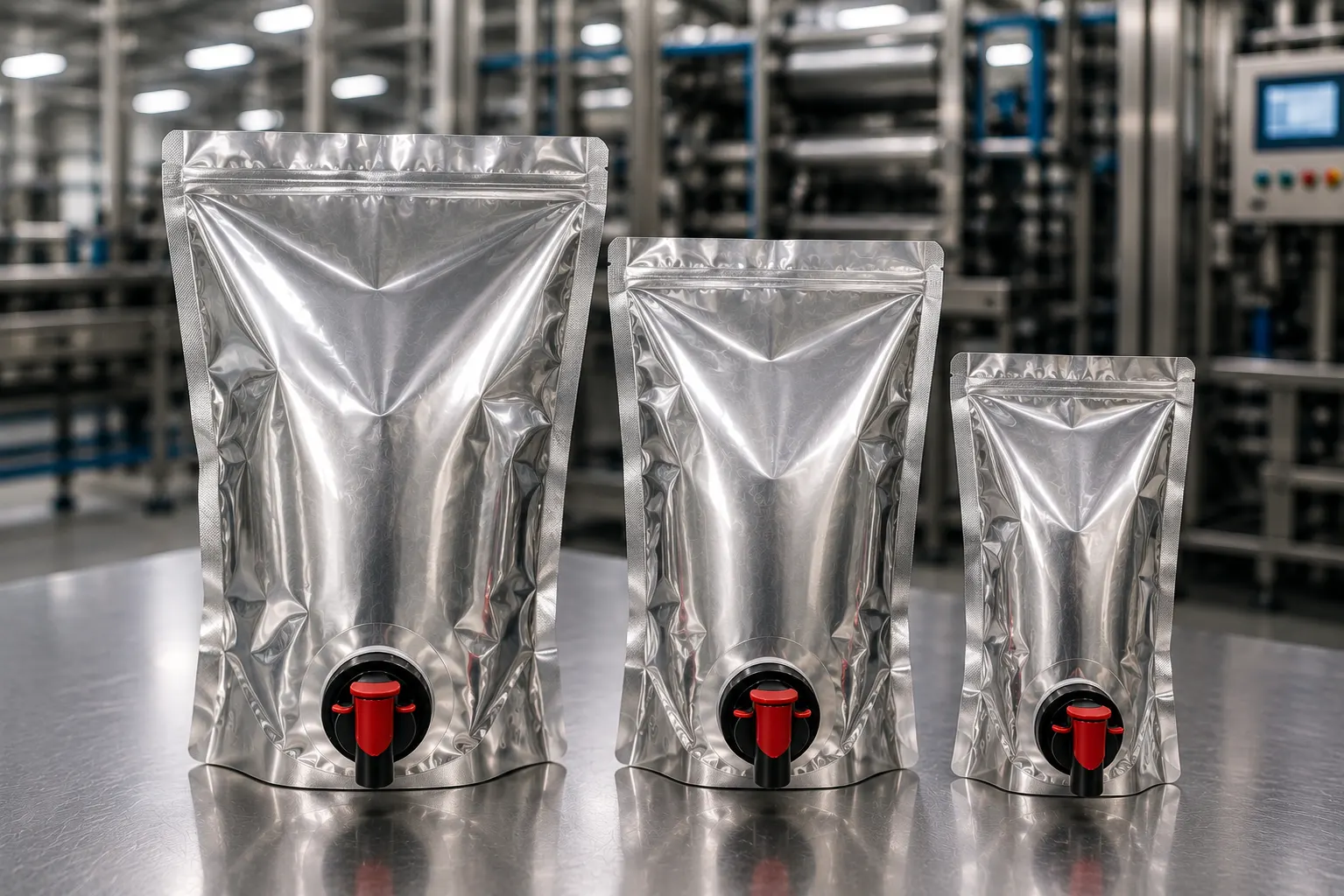 Metallized Bag-in-Box bags