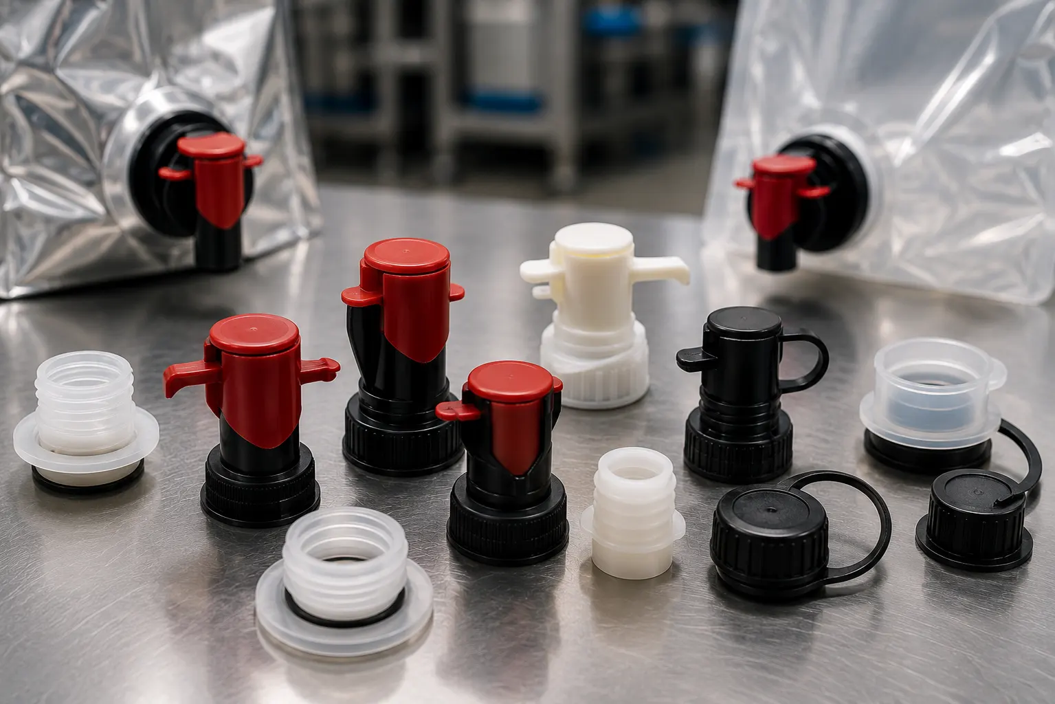 Bag-in-Box taps and fitments